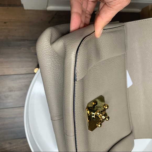Chloe Gray Taupe Elsie Medium Shoulder Bag - Picture 7 of 10